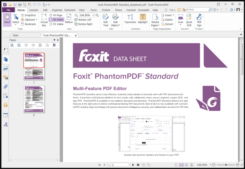 Cách sử dụng Phần mềm ghép pdf Foxit PhantomPDF